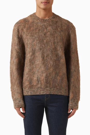 سترة مزيج موهير مصبوغ