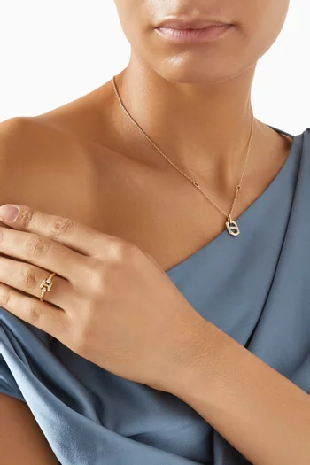 Links DD Iconica Diamond Necklace in 18kt Gold