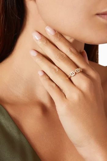 Links DD Iconica Diamond Ring in 18kt Gold