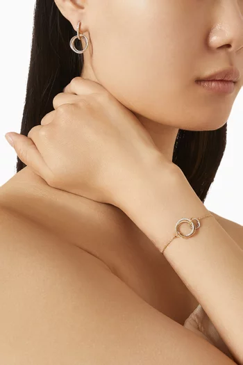 Revolve Trio Diamond Bracelet in 18kt Gold