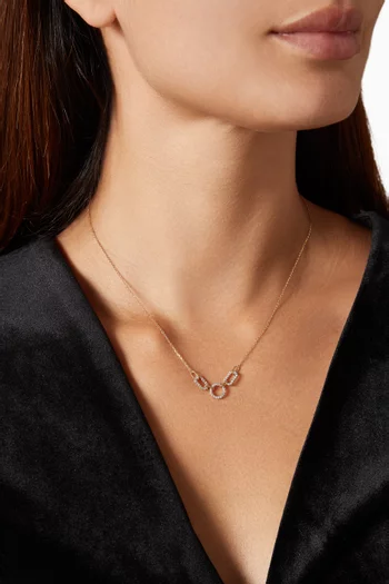 Youth Lync Diamond Necklace in 18kt Gold