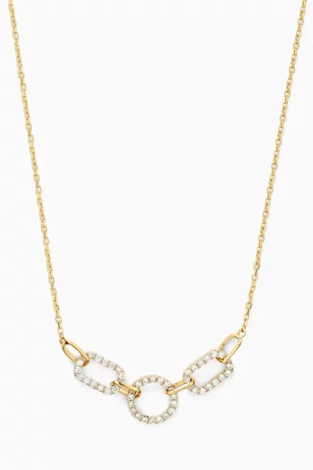 Youth Lync Diamond Necklace in 18kt Gold