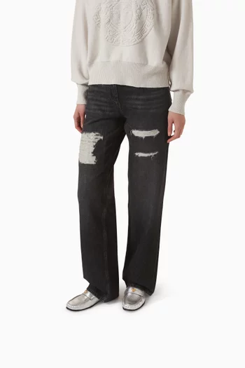 La Medusa Loafers in Laminated Nappa Leather