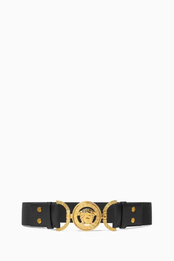 Medusa '95 Belt in Croc-embossed Leather