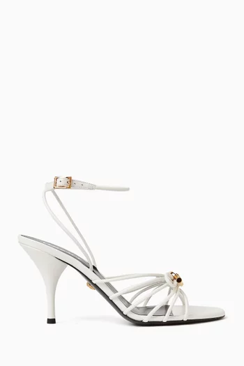 Opera Bow 85 Sandals in Leather