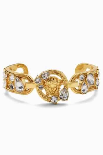 سوار بشعار ميدوسا 95' مرصع بالكريستال معدن