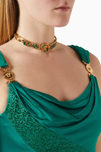 Medusa '95 Crystal Choker Necklace