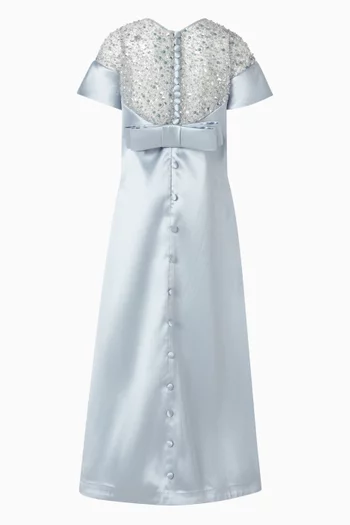 Sequin-embellished Maxi Dress