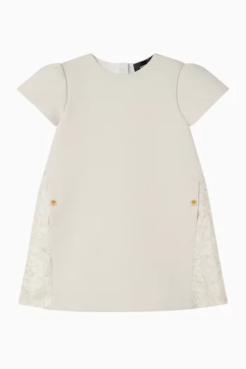 Printed Milano-stitch Dress