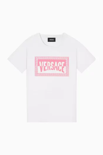 تي شيرت بشعار الماركة قطن جيرسيه