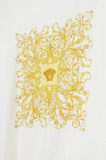 Barocco-print T-shirt in Jersey