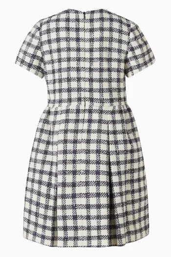 Check Boucle Dress