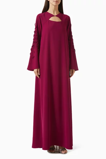 قفطان بزهور بارزة