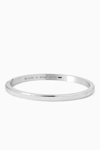 سوار بوزيشن ذهب أبيض عيار 18