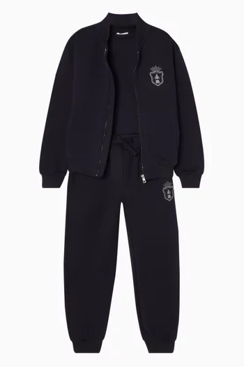 Crest Logo Zip Through Jacket