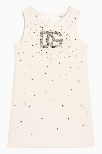 DG Emellished Dress in Cady