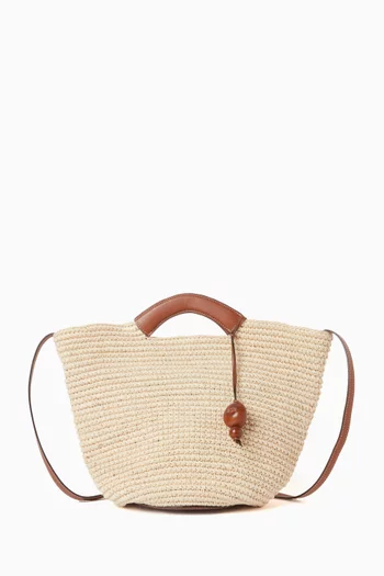 Large Woven Shopper in Fique