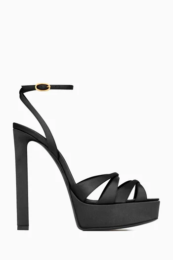 Chandelle 140 Sandals in Satin