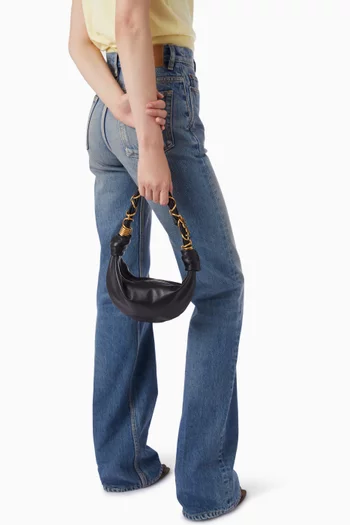 Mini Amalia Hobo Bag in Lambskin