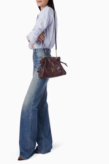 Jamie Shoulder Pouch in Leather