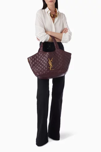 ICARE Maxi Shopping Bag in Quilted Nappa Lambskin