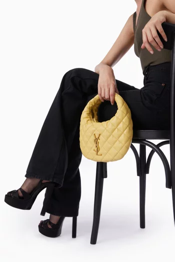 حقيبة إيكارينو مبطنة جلد ماعز نابا