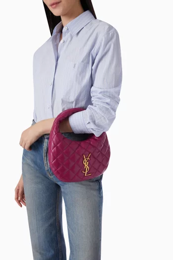 حقيبة إيكارينو مبطّنة جلد ماعز