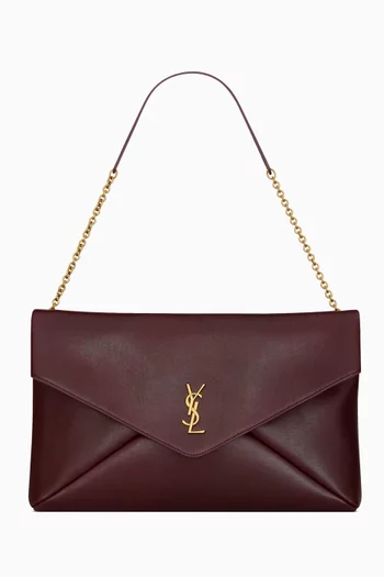 حقيبة كاساندر مقاس XXL بتصميم ظرف جلد عجل