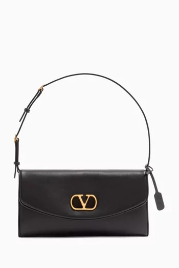 Small DeVain Shoulder Bag in Nappa