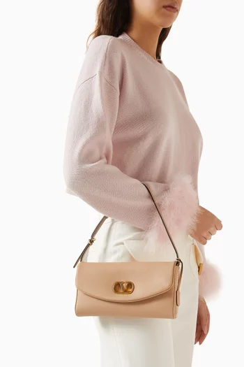 Small DeVain Shoulder Bag in Nappa