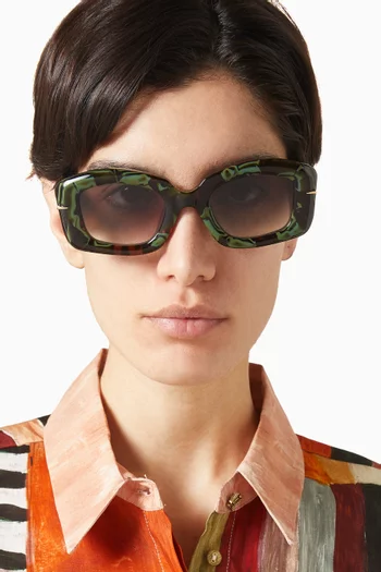 x Alemais Celestina Sunglasses in Acetate