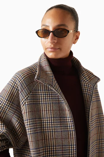 نظارة شمسية لونيتا بإطار بيضاوي