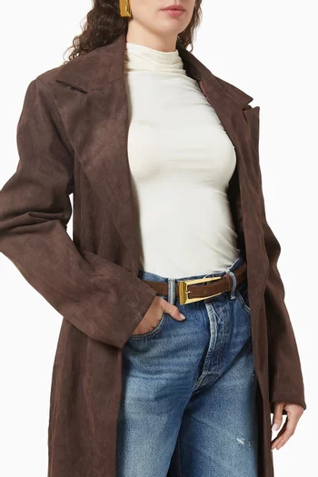 No. 10 Belt in Suede