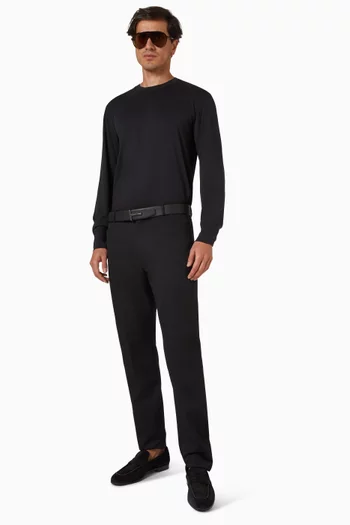 Crew Neck T-shirt in Lyocell & Cotton