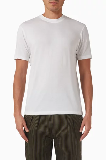 T-shirt in Lyocell & Cotton