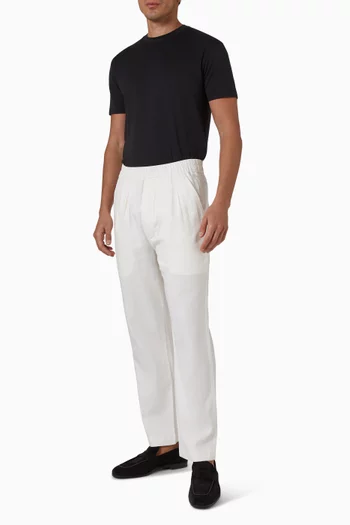 Crew Neck T-shirt in Lyocell & Cotton