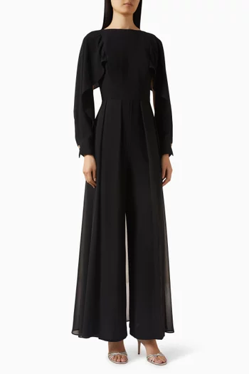Slit-sleeve Jumpsuit