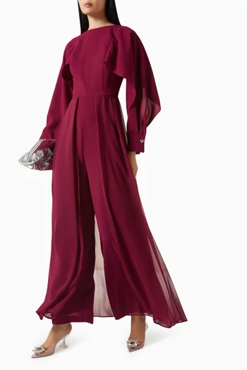 Slit-sleeve Jumpsuit