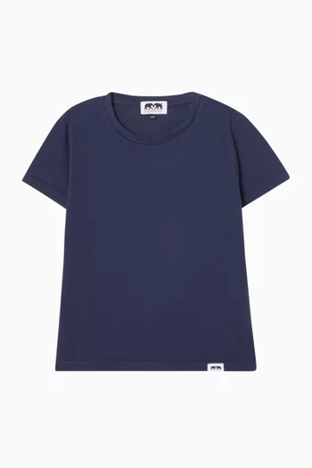 تي شيرت بشعار الماركة قطن عضوي