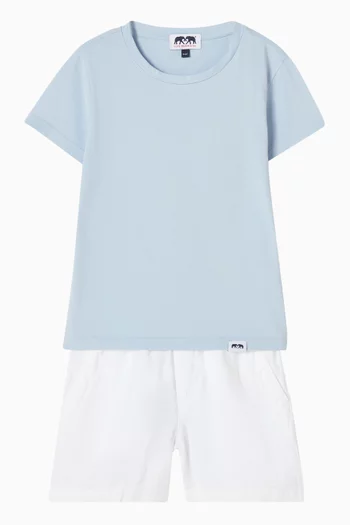 تي شيرت بشعار الماركة قطن عضوي