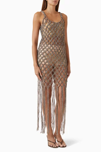 Manuela Crochet Dress in Cotton