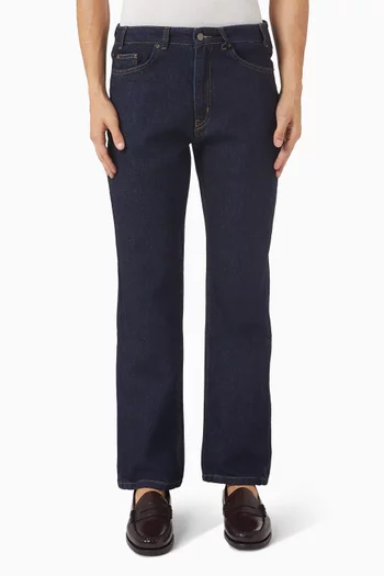 بنطال جينز بساق مستقيمة دينم