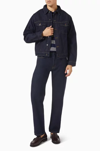 Western Trucker Jacket in Denim