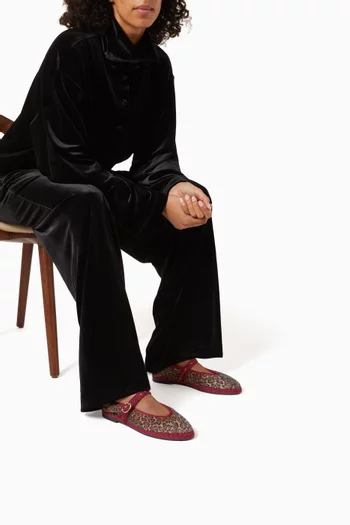 Pierre Leopard-print Ballerina Flats