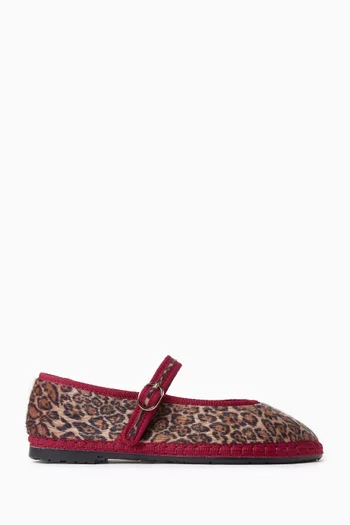 Pierre Leopard-print Ballerina Flats