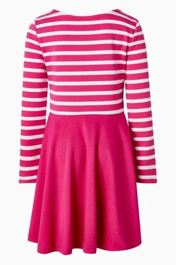 Striped Flared Dress