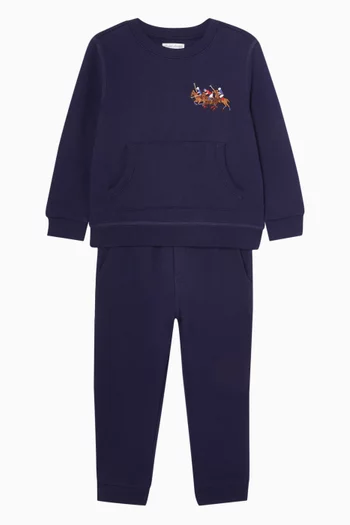 طقم متناسق بطبعة صوف 