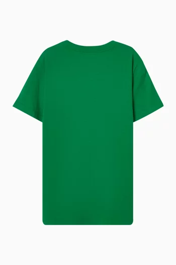 تي شيرت بشعار لاعب البولو على الحصان قطن