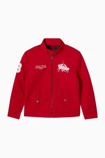 High Neck Windbreaker Jacket