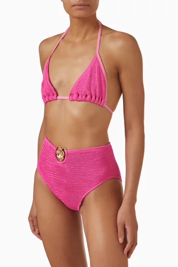 قطعة بيكيني سفلية واتر فول بخصر مرتفع